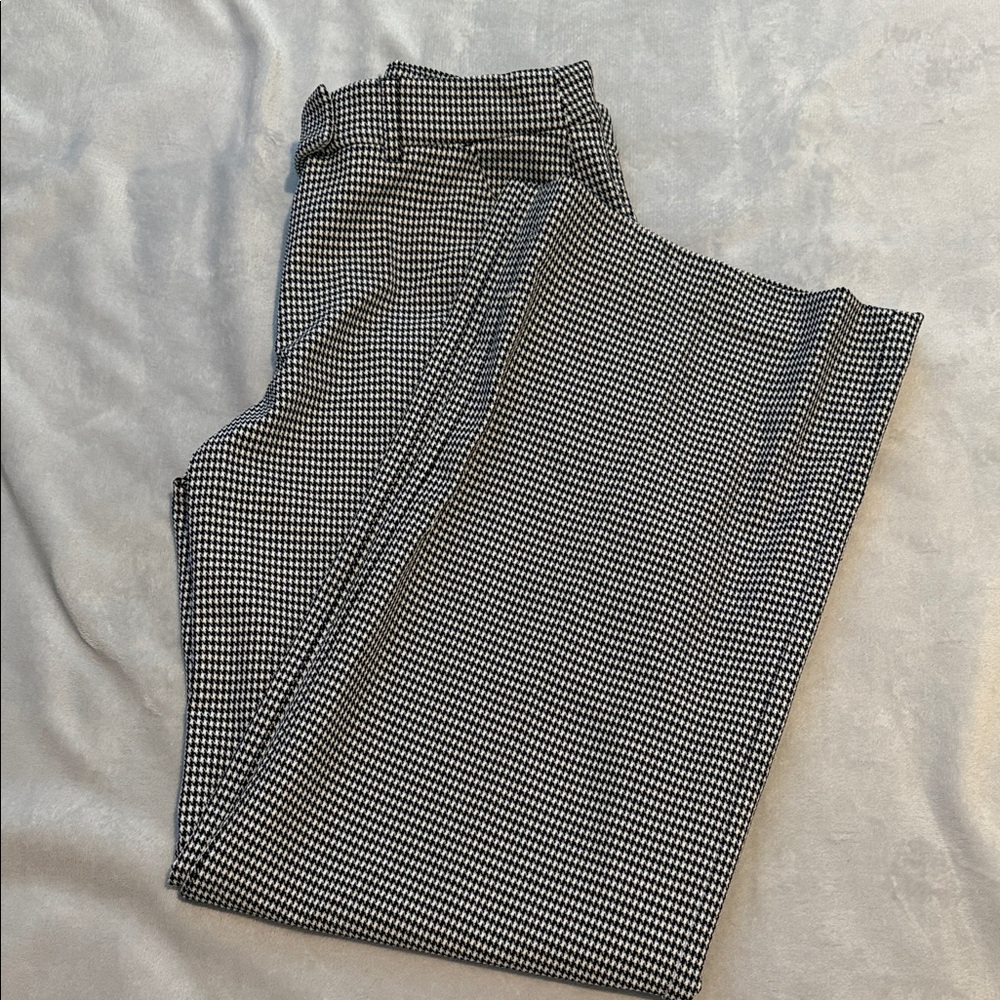Black and White Patterned Pants